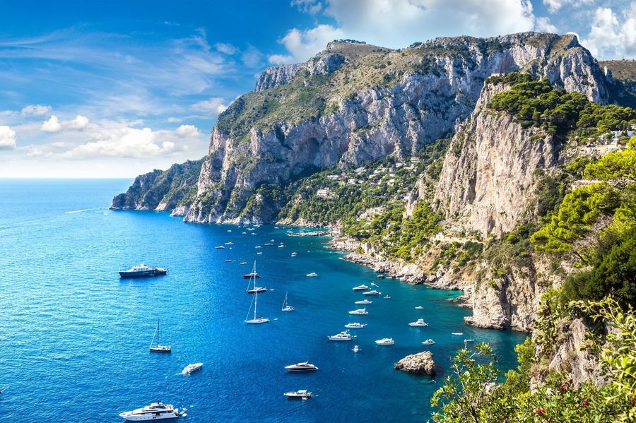 Capri cityscape