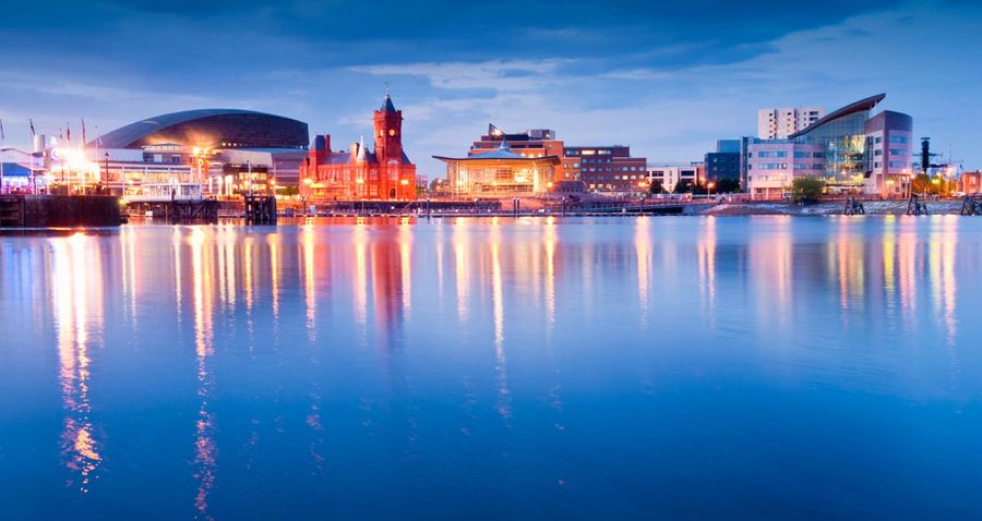 Cardiff cityscape