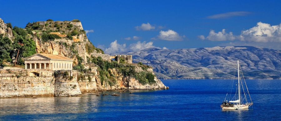 Corfu cityscape
