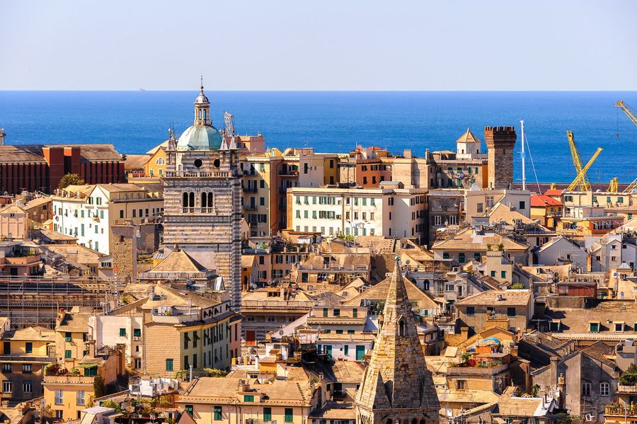 Genoa cityscape