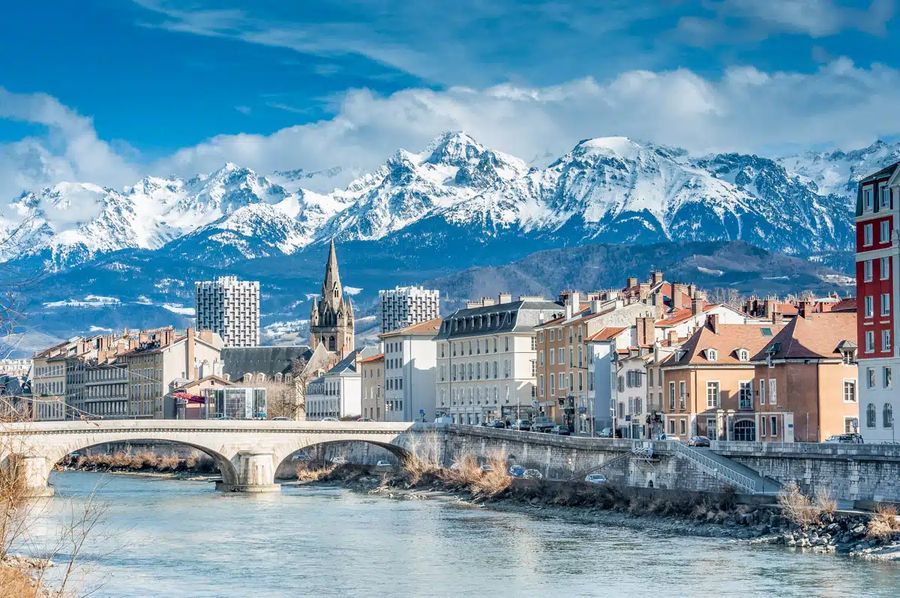 Grenoble cityscape