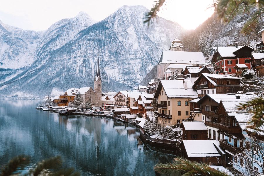 Hallstatt cityscape