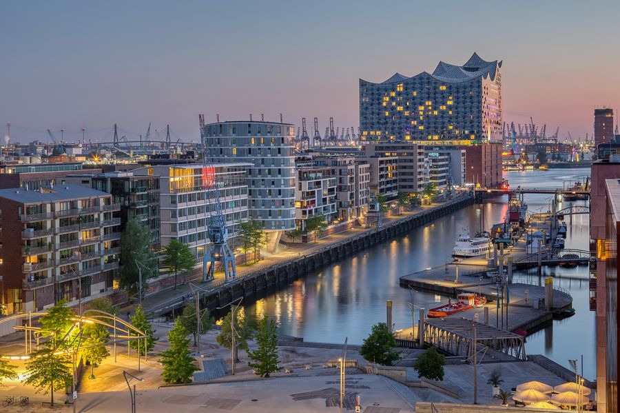 Hamburg cityscape