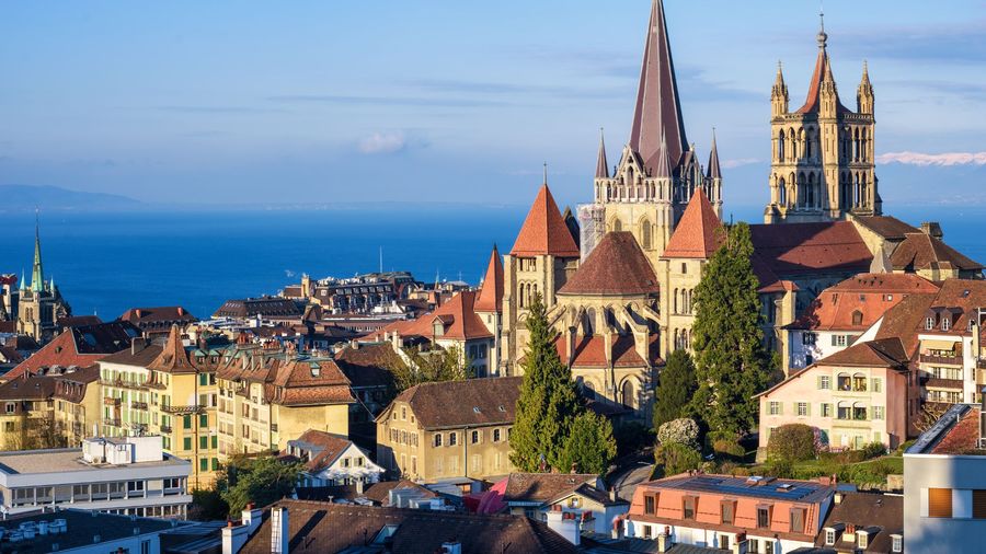 Lausanne cityscape