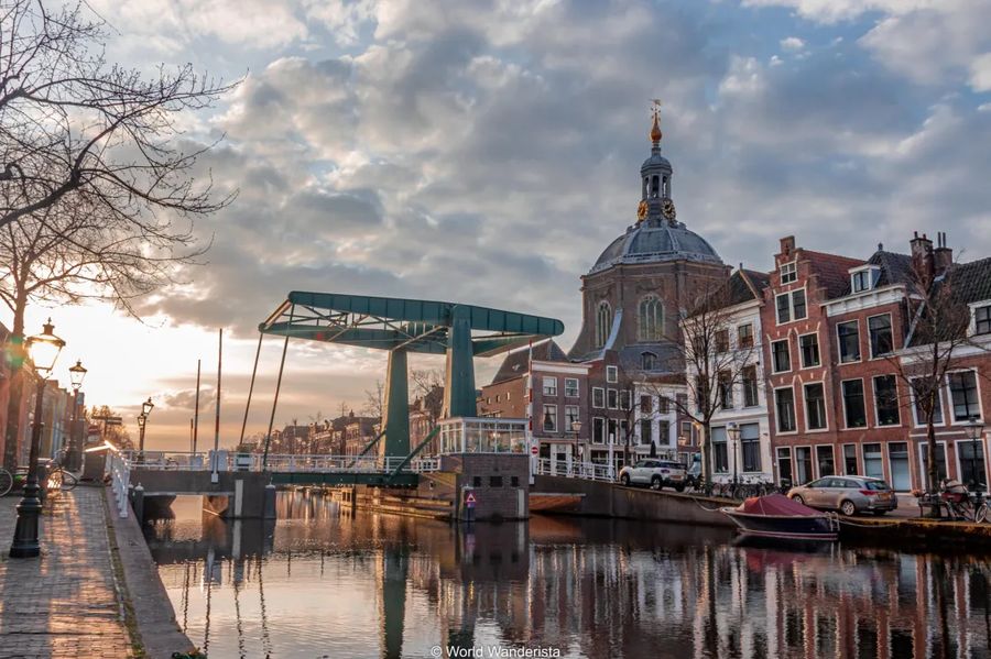 Leiden cityscape