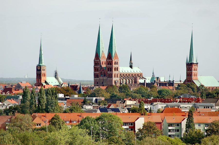Lübeck cityscape