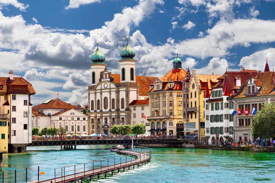 Lucerne cityscape