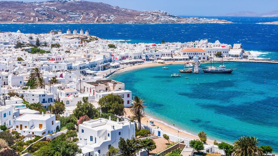 Mykonos cityscape