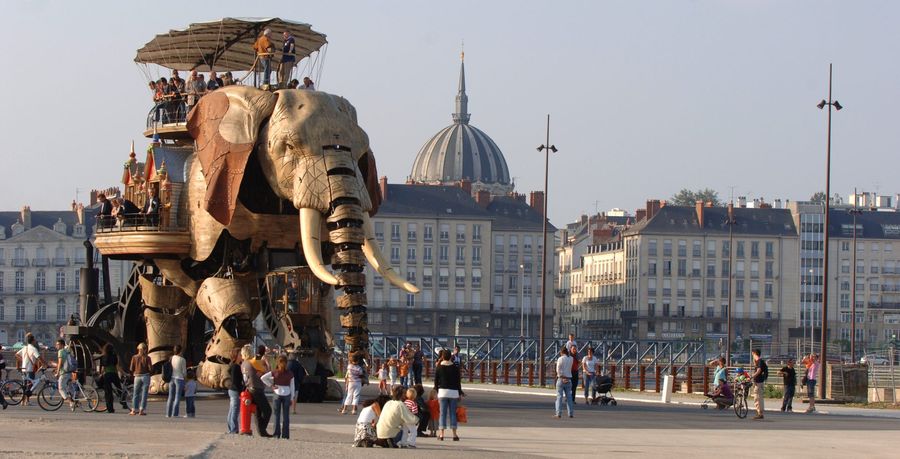 Nantes cityscape