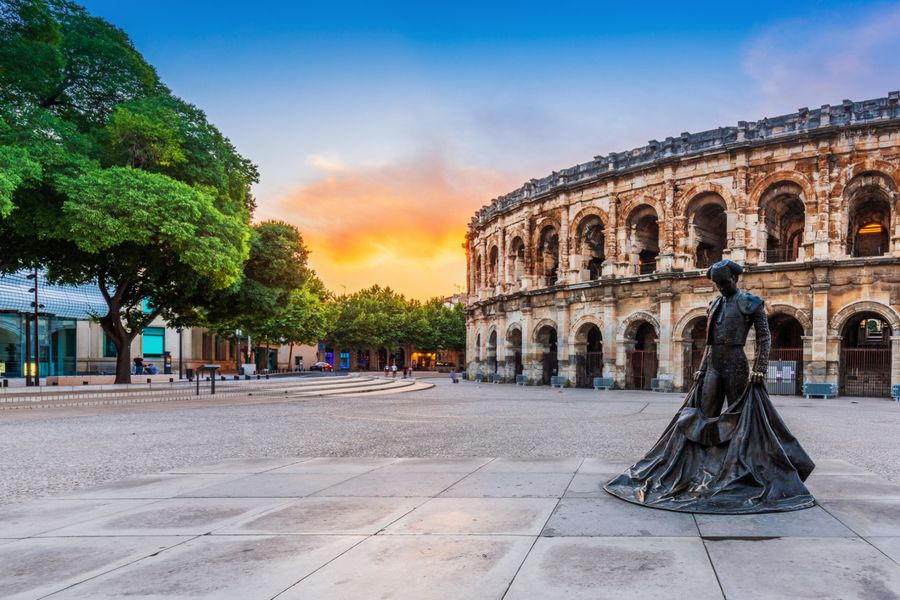 Nîmes cityscape