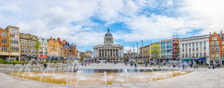 Nottingham cityscape