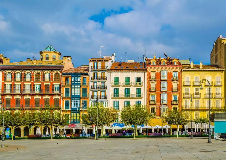 Pamplona cityscape