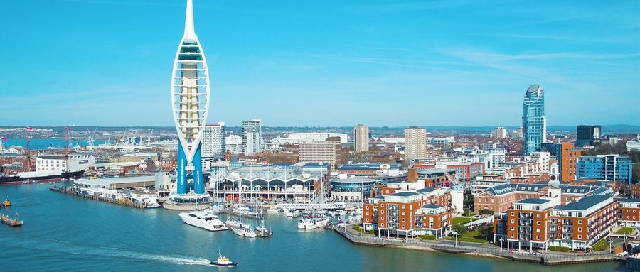 Portsmouth cityscape