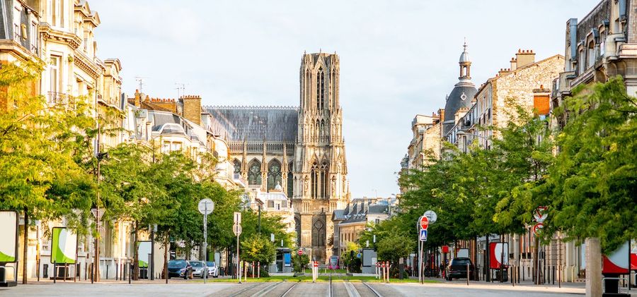 Reims cityscape